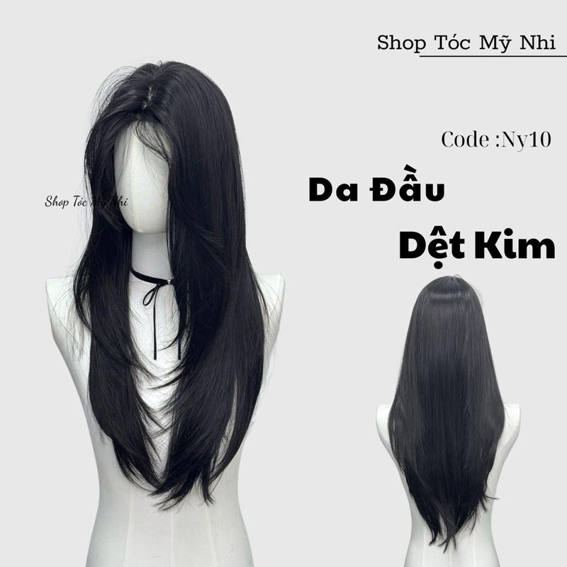 Tóc Giả Dệt Kim Thẳng Cúp dài NY10
