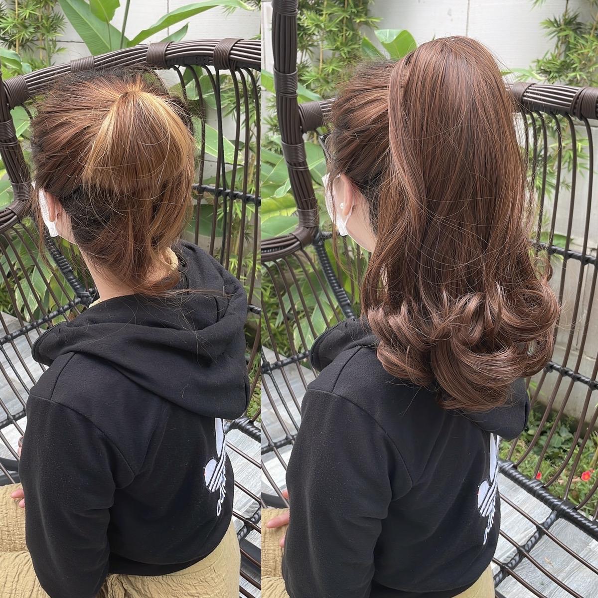 Ngoạm Xoăn N52 35cm (kèm dưỡng + lược)