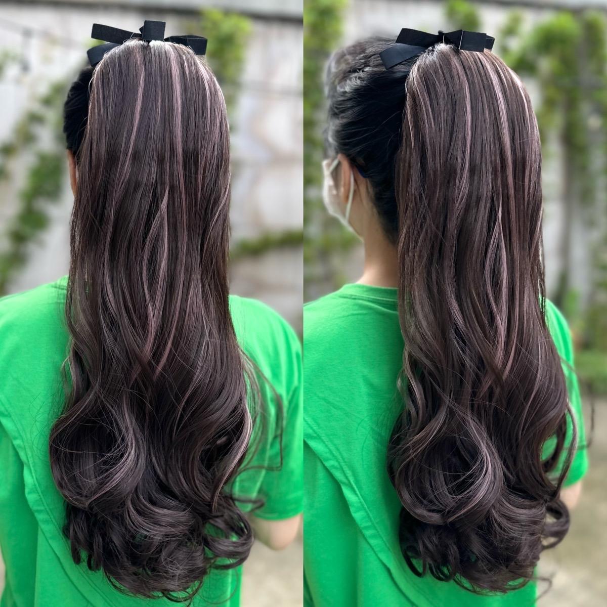 Buộc Tóc giả Xoăn Light D19 50cm