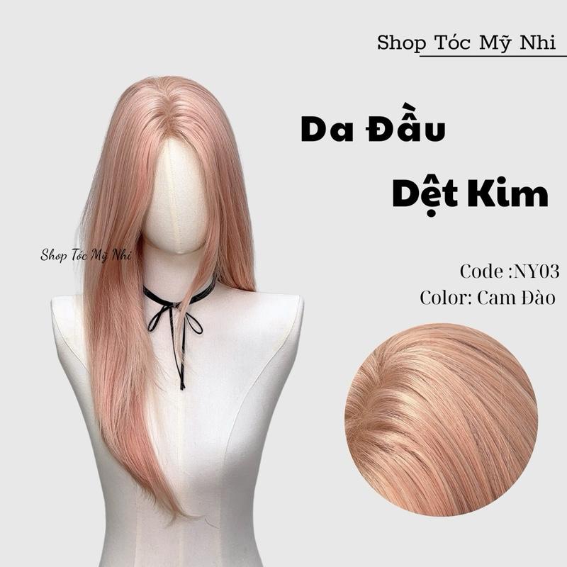 Tóc Giả Dệt Kim Thẳng Hai Mái NY03 Thẳng 65cm