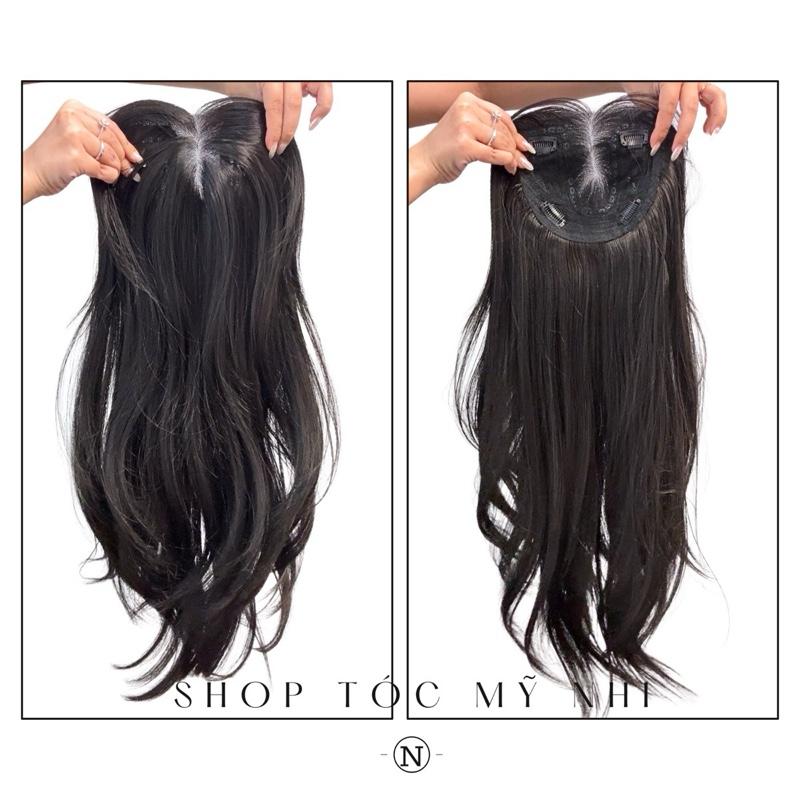 Tóc Mái Phủ Hói Siêu Lưới U Tóc Giả Mái Bay Xoăn Lơi Dài MP05 55cm