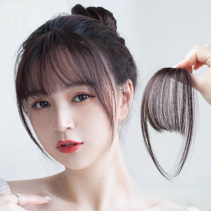 Mái Thưa TócThật 1 Kẹp Phụ nữ Dệt