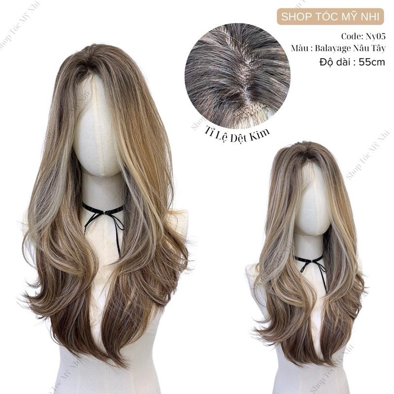 Tóc Giả Dệt Kim Huscut Cúp NY05 55cm