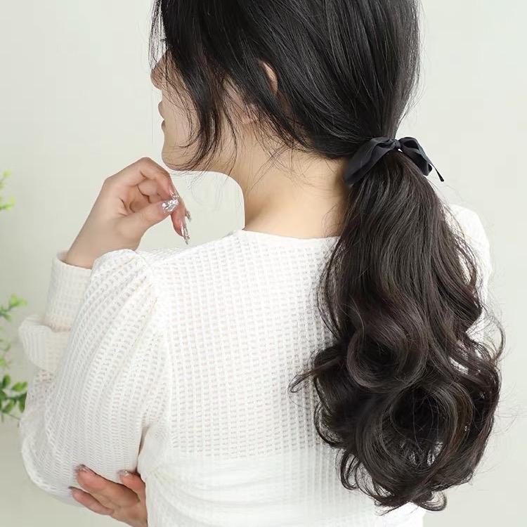 Tóc Buộc Xoăn Ngắn C25 Phụ nữ Tóc giả Dệt Tiện ích mở rộng