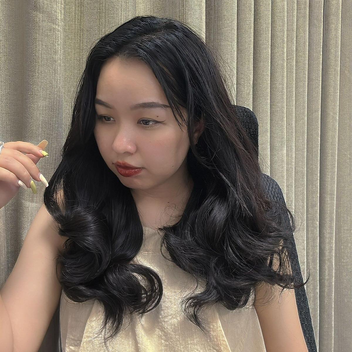 Tóc Kẹp Chữ U Xoăn Đuôi 45cm u8112