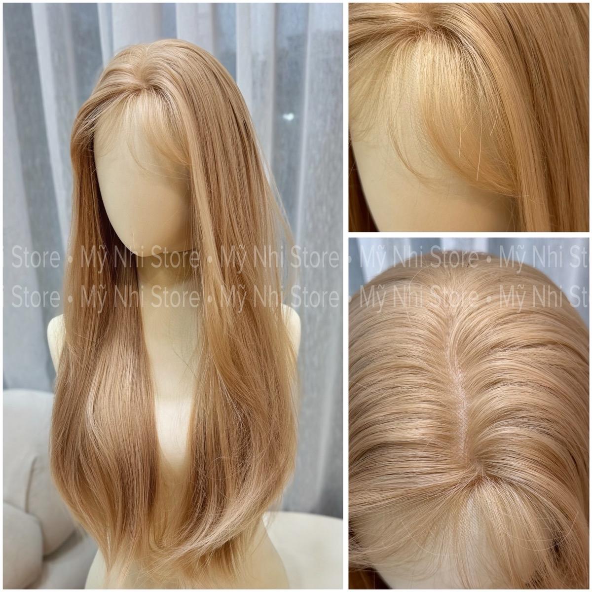Tóc Giả Dệt Kim Hai Mái Thẳng V2dk02