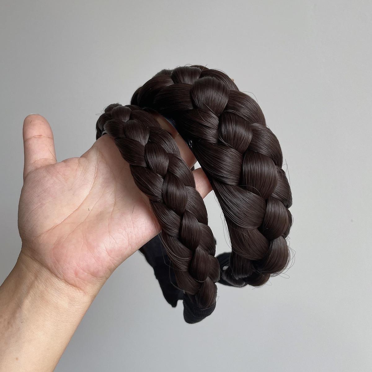 Bờm Tóc Giả Tết Kiểu 03 (3cm / 5cm) Băng Đô Bính