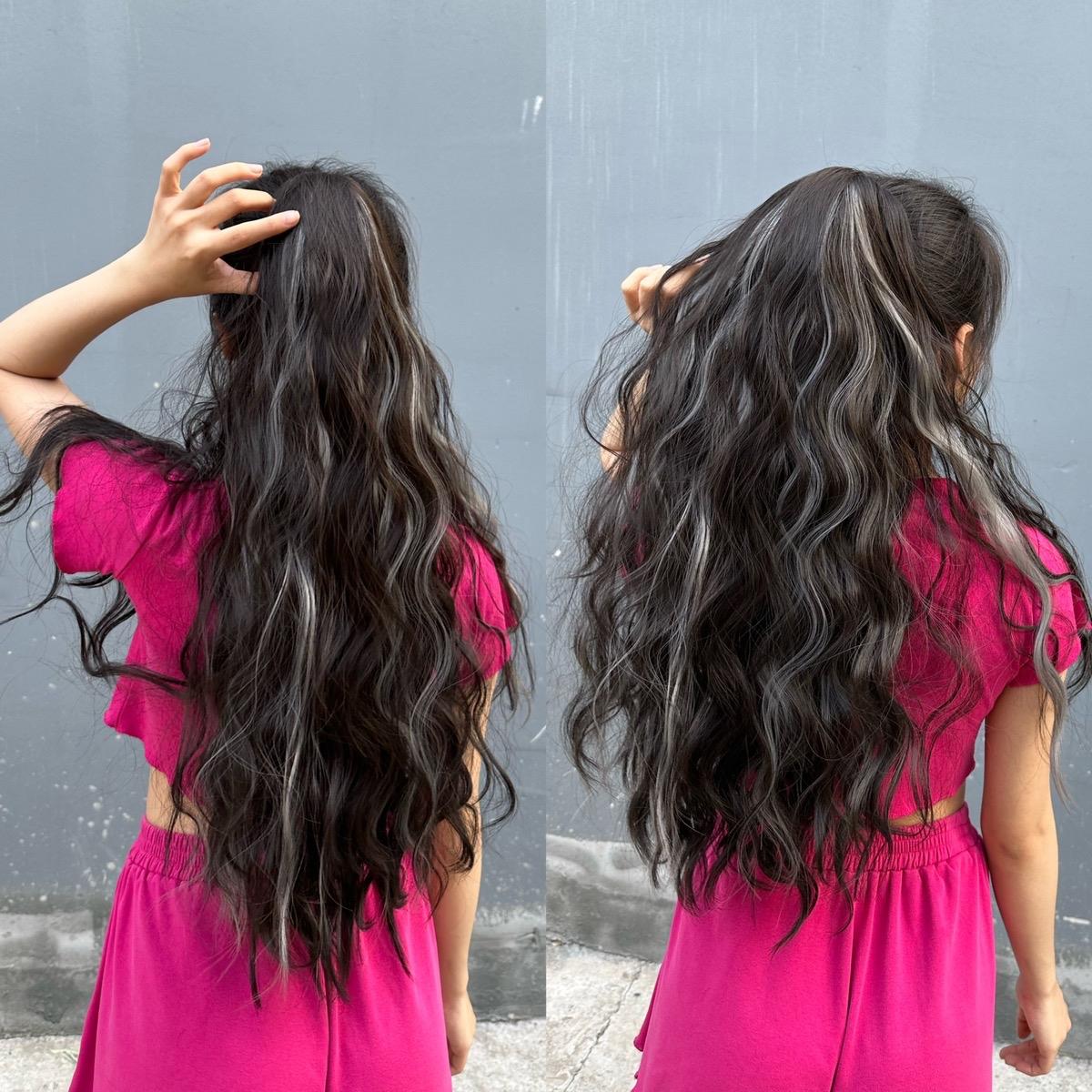 Ngoạm Xù Sóng Tóc giả MN42 Light dài 60cm