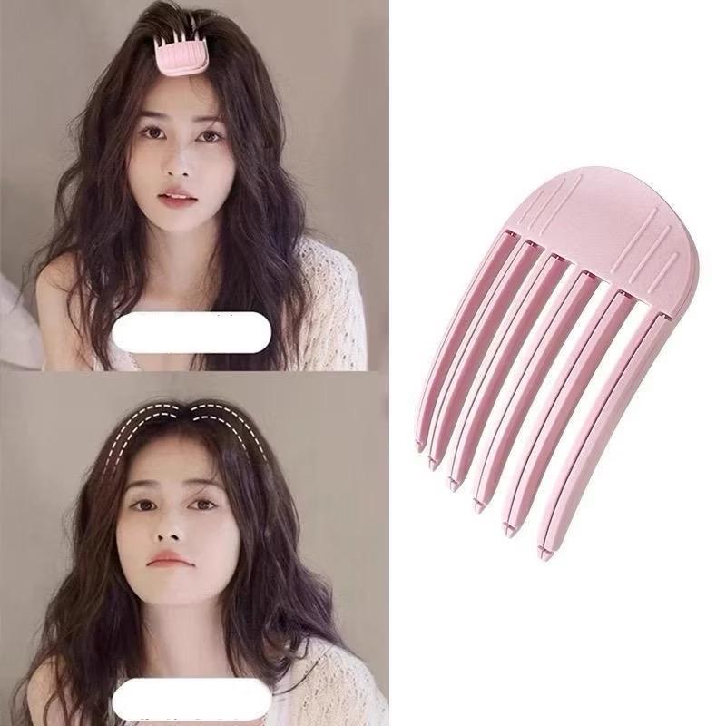 Lược Kẹp Làm Phồng Chân Tóc Tích Hợp Kẹp Hổ Trợ