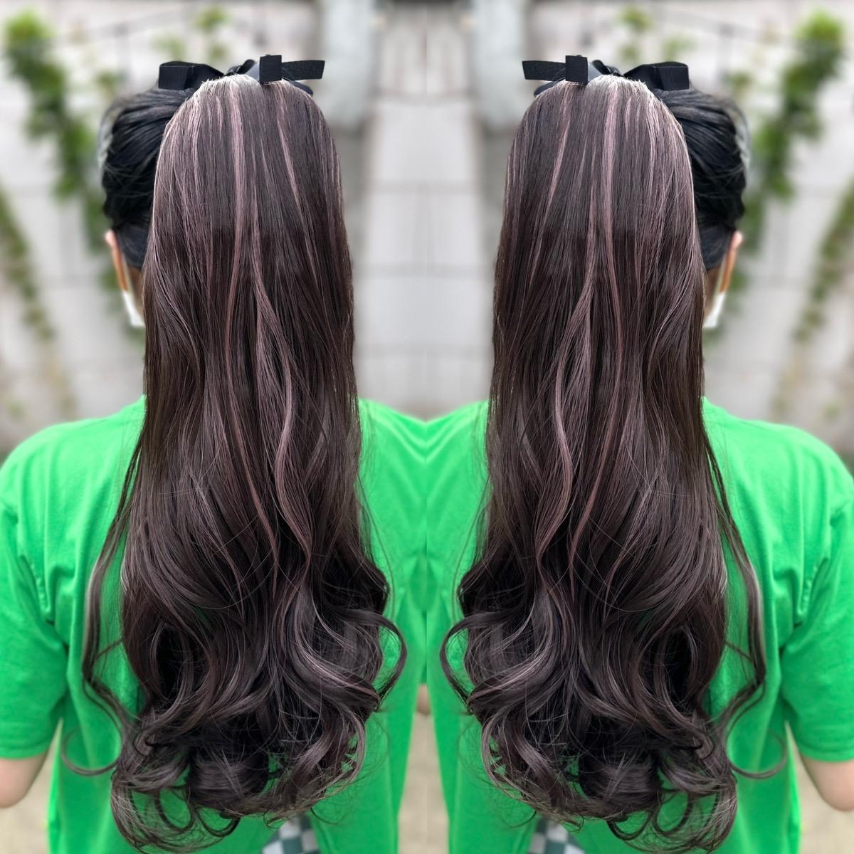 Buộc Tóc giả Xoăn Light D19 50cm