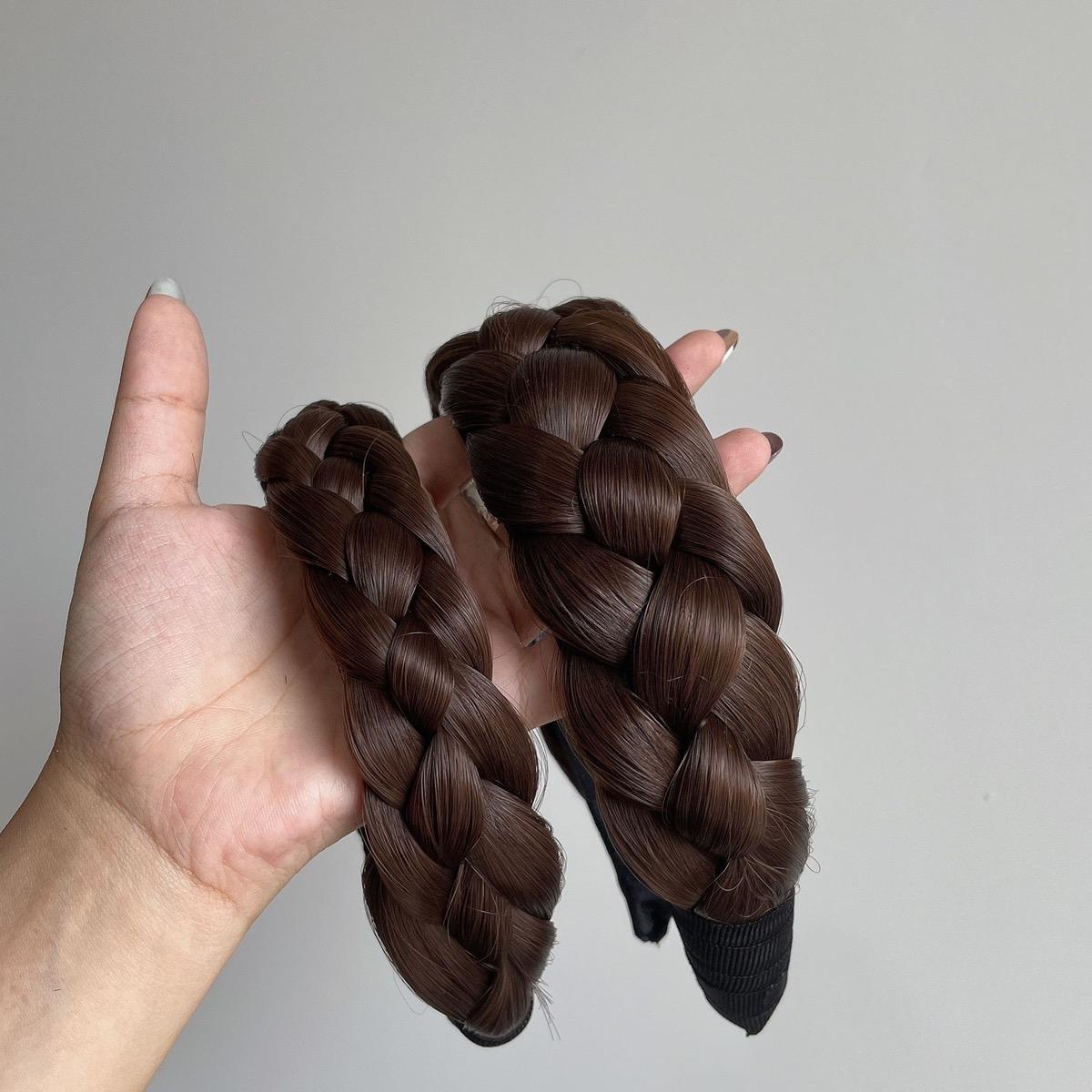 Bờm Tóc Giả Tết Kiểu 03 (3cm / 5cm) Băng Đô Bính