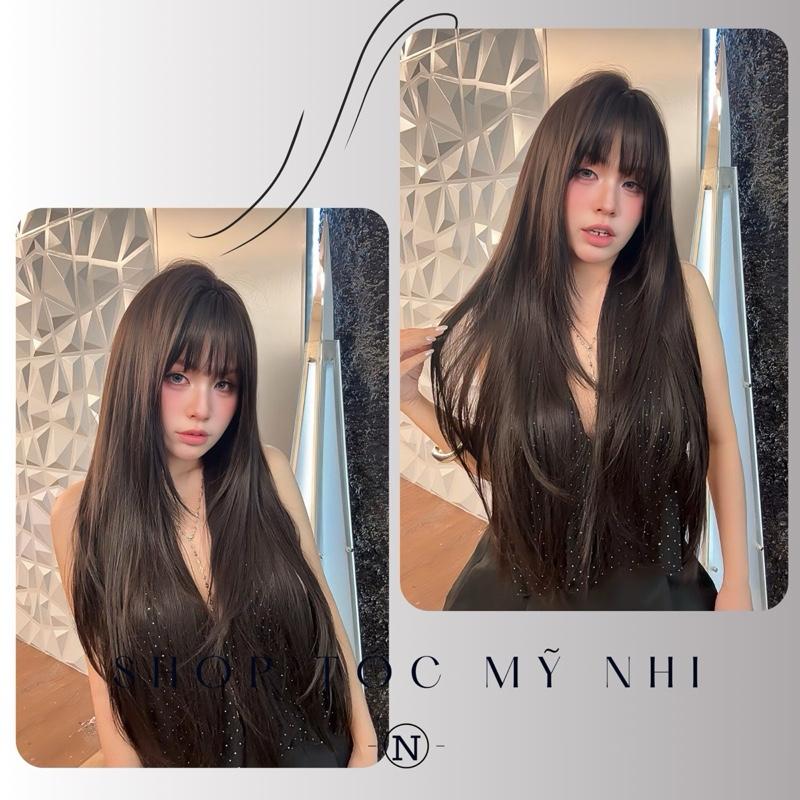 Tóc Giả Dệt Kim Mái Thưa Thẳng Cúp Baby NG04 dài 70cm