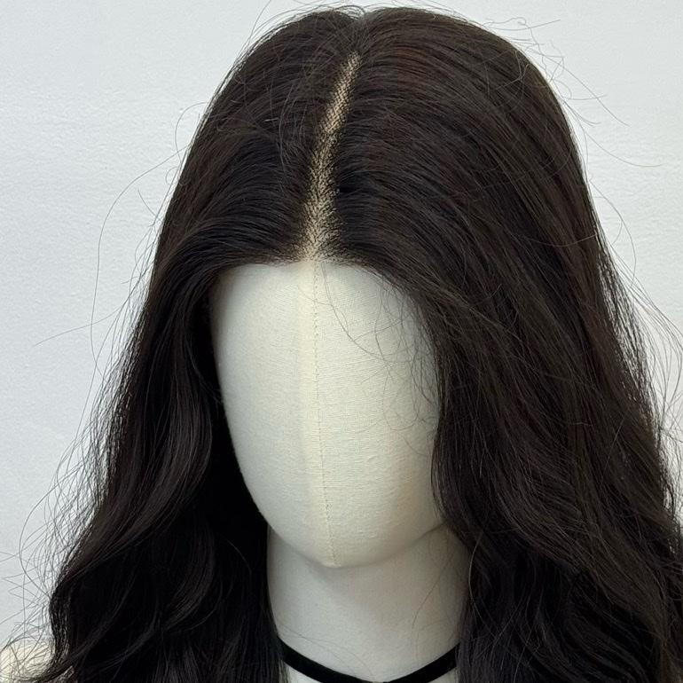 Tóc Giả Mỹ Nhi Da Đầu Lưới T CC22 Xù Sóng dài 60cm