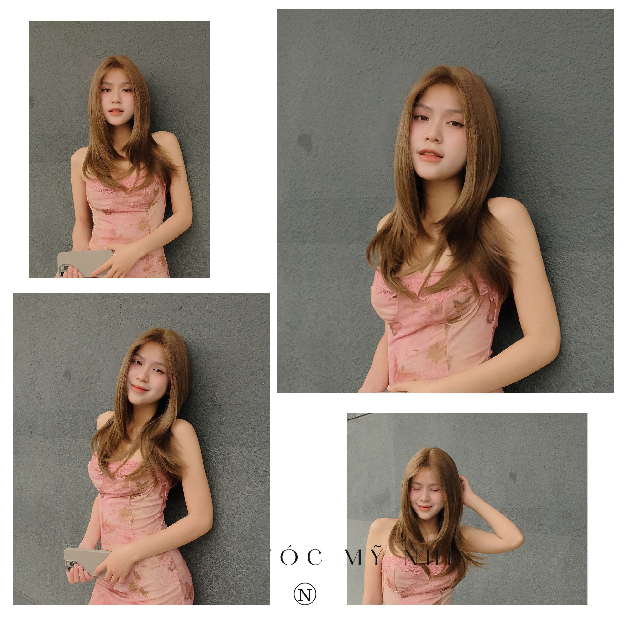 Tóc Giả Dệt Kim Cúp Layer Lửng V2DK010 45cm