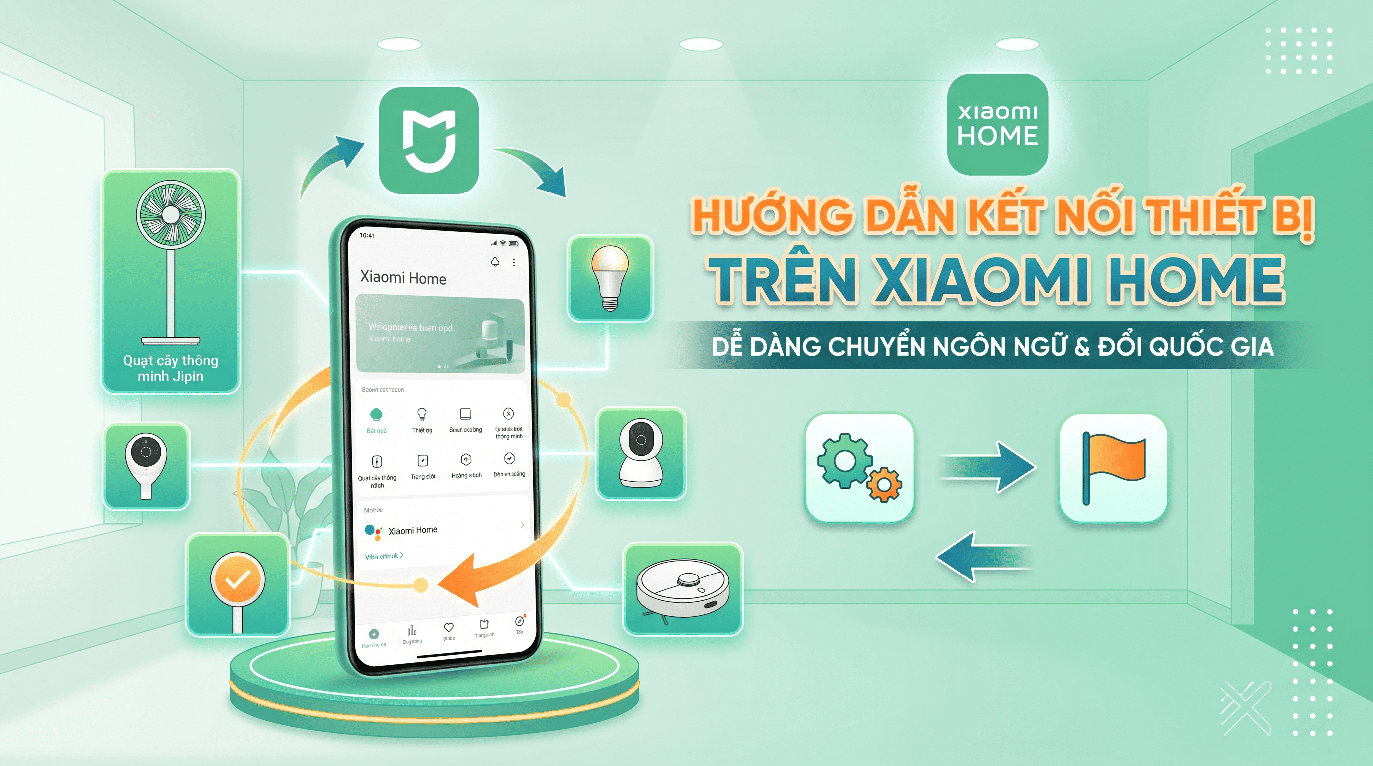 [HƯỚNG DẪN] Kết nối và điều khiển quạt cây, quạt treo tường Xiaomi qua App Mihome