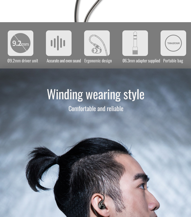 Tai nghe kiểm âm takstar có dây In-Ear TS-2260 | Hàng chính hãng