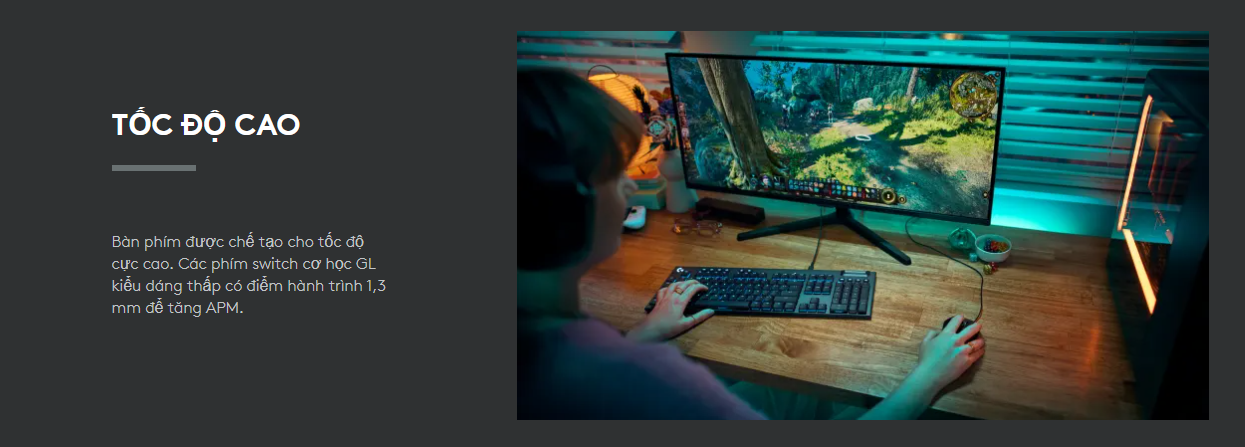 Bàn phím cơ Logitech G915 X Low Profile (Usb/Tactile/Đen)_920-012944 - hình 3