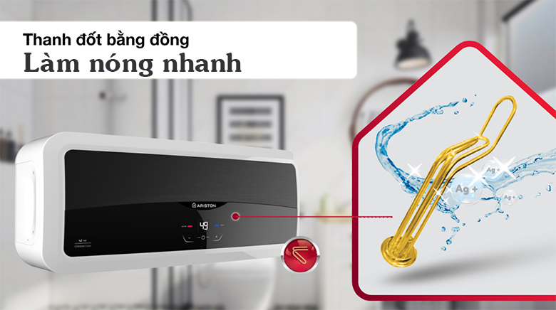 Bình nóng lạnh Ariston 30L SLIM3 30 LUX Mới 2024 - hình 2