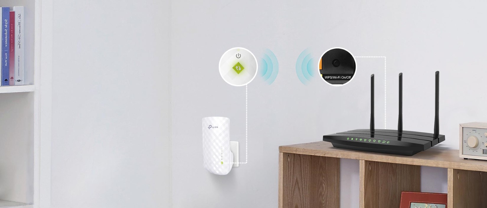 Bộ mở rộng sóng Wi-Fi TP-Link RE200 AC750 - hình 3