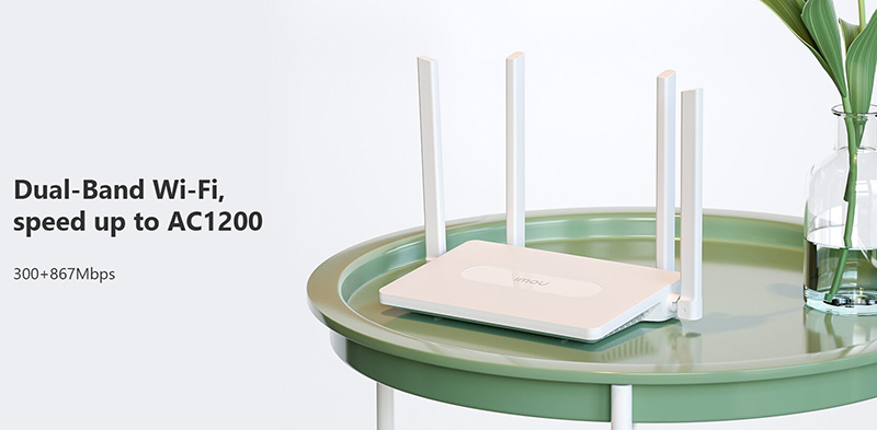 Router WiFi HR12F iMOU (Bộ phát Wi-fi Imou HR12F Ac1200)