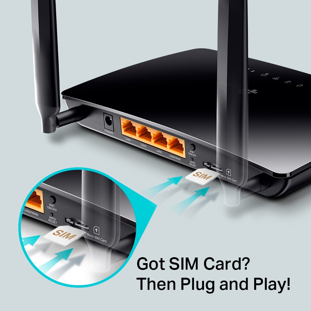 Bộ phát wifi 4G TP-Link MR200 Wireless AC750