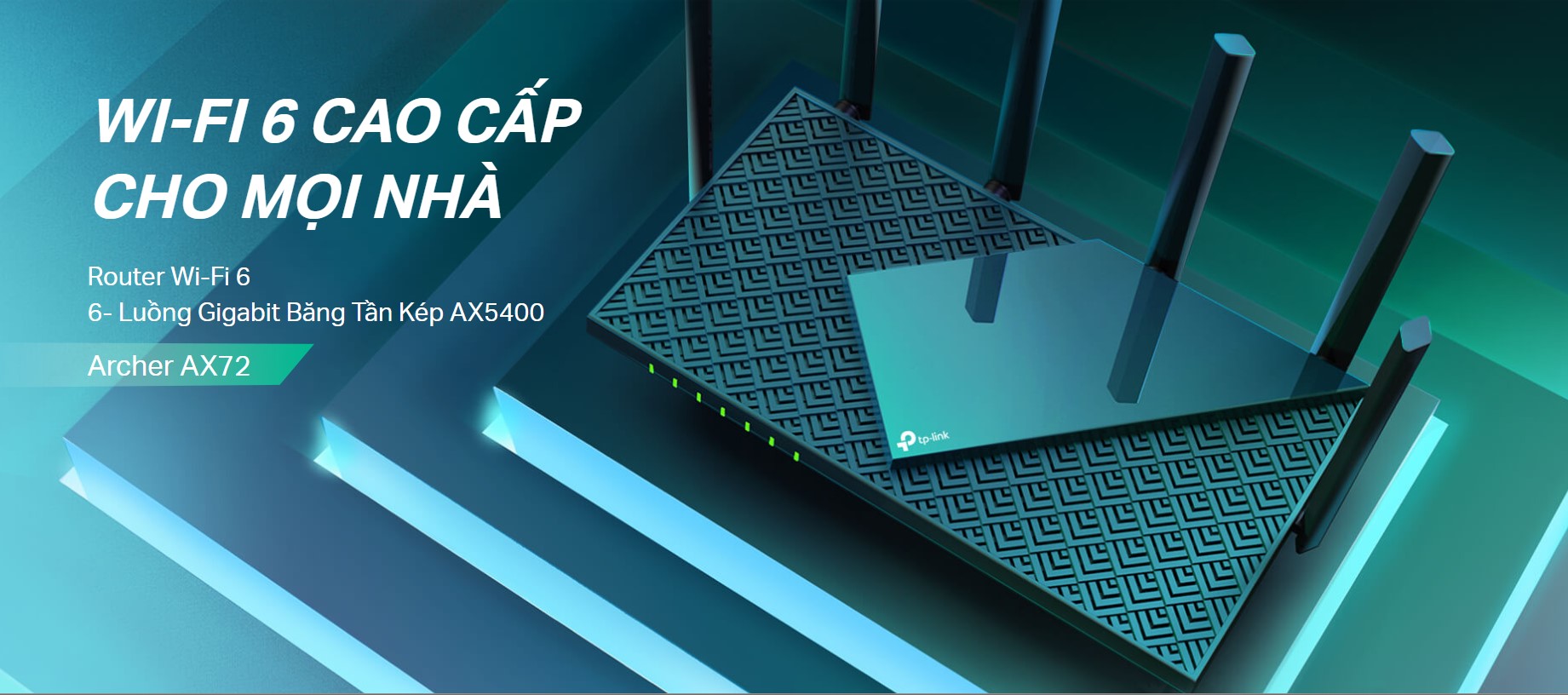 Bộ phát wifi 6 TP-Link Archer AX72 Wireless AX5400