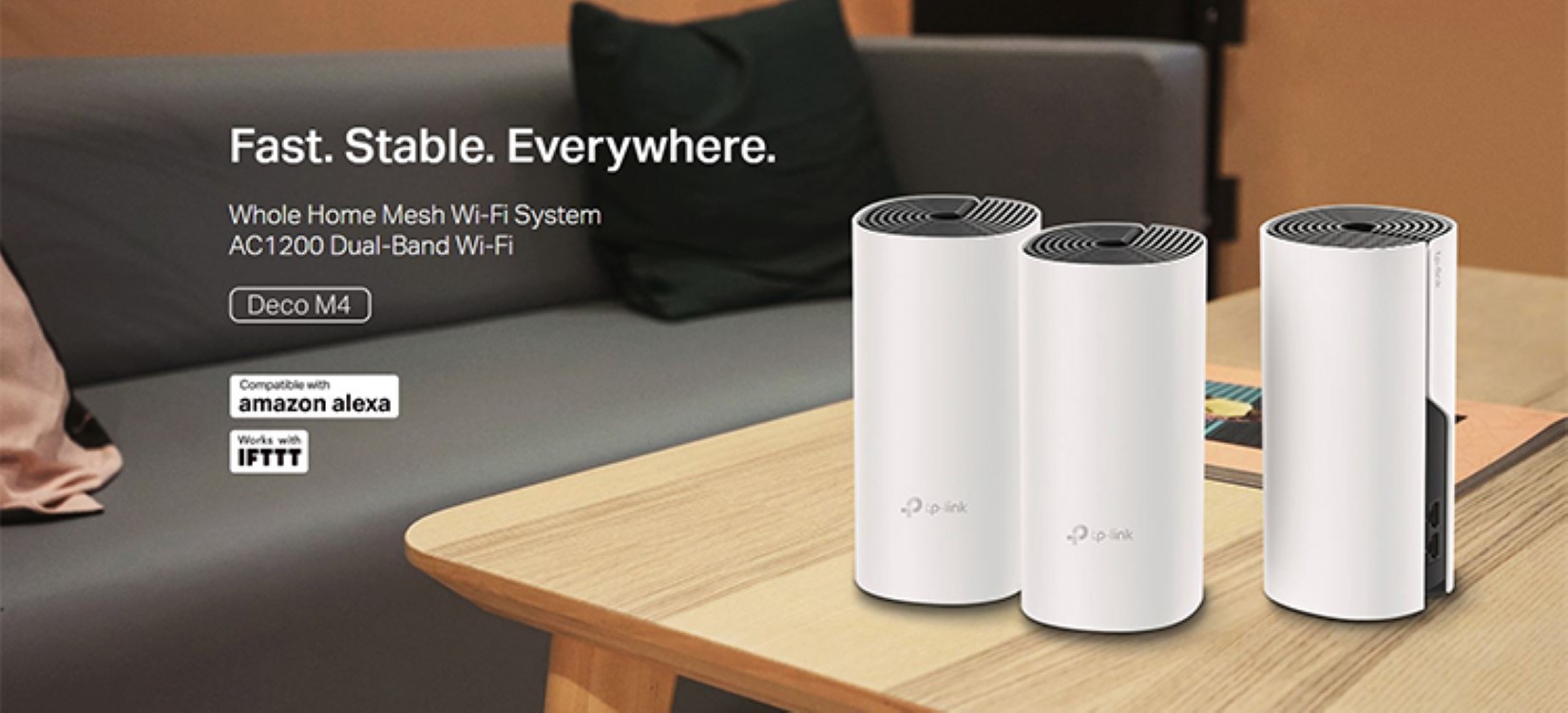 Bộ phát wifi mesh TP-Link Deco M4 (1 Pack) AC1200