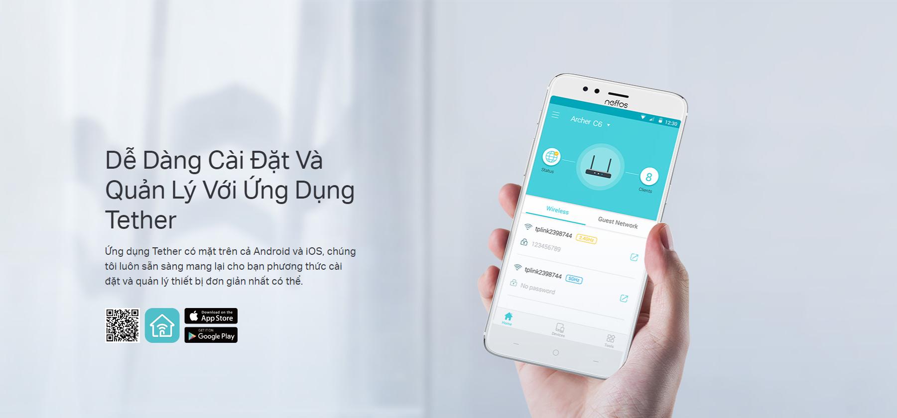 Bộ phát wifi TP-Link Archer C6 V2 Wireless AC1200Mbps - hình 7