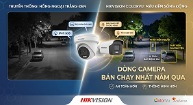 công nghệ hồng ngoại truyền thống (trắng đen) và công nghệ ColorVu mới (màu ban đêm)