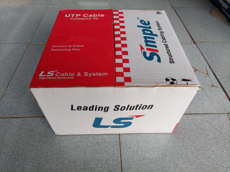 Cáp mạng LS F/UTP CAT5e (FTP-E-C5G-E1VN-M 0.5X004P/GY) - hình 2
