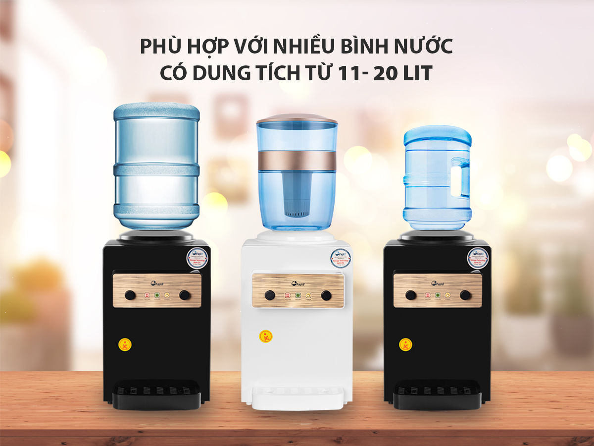 Cây Nước Nóng Lạnh FujiE WD01E (White) - hình 2