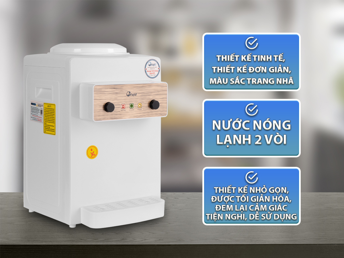 Cây Nước Nóng Lạnh FujiE WD01E (White) - hình 5