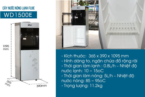 Cây nước nóng lạnh FujiE WD1500E - hình 7