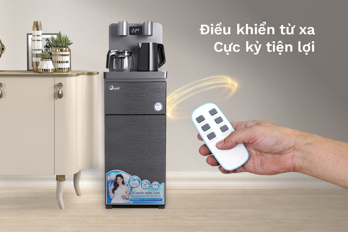 Cây nước nóng lạnh kết hợp bàn pha trà, cafe FujiE TBH1332E - hình 4