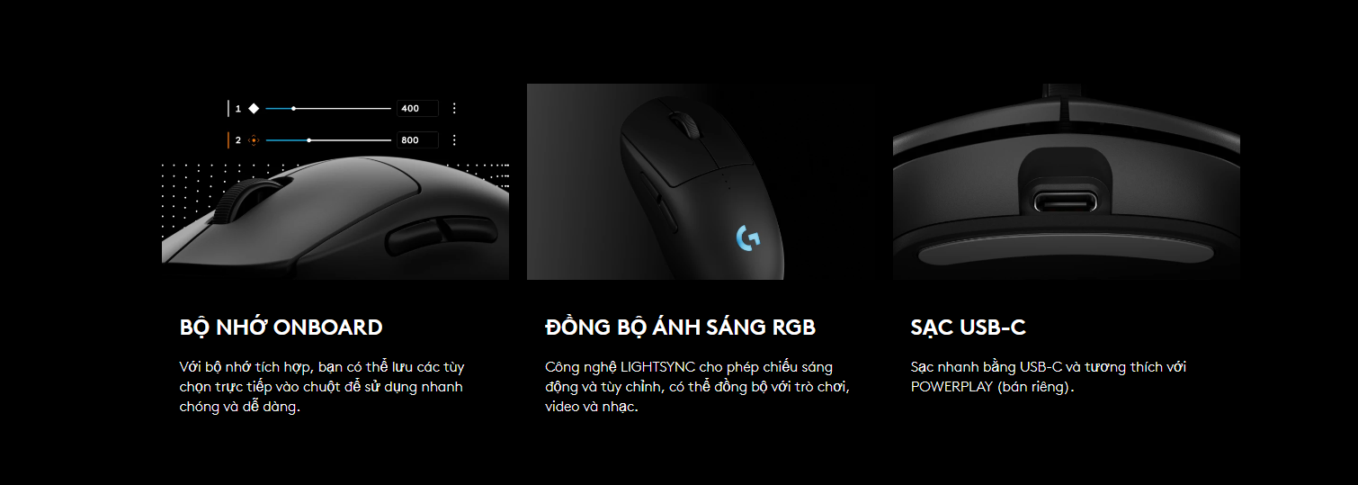 Chuột Gaming không dây Logitech Pro 2 LightSpeed Hồng_910-007311 - hình 8