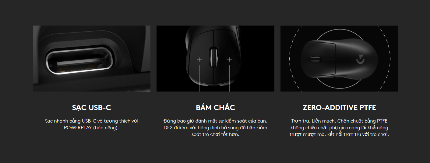 Chuột Gaming không dây Logitech Pro X SuperLight 2 DEX Lightspeed Hồng(910-007375) - hình 10