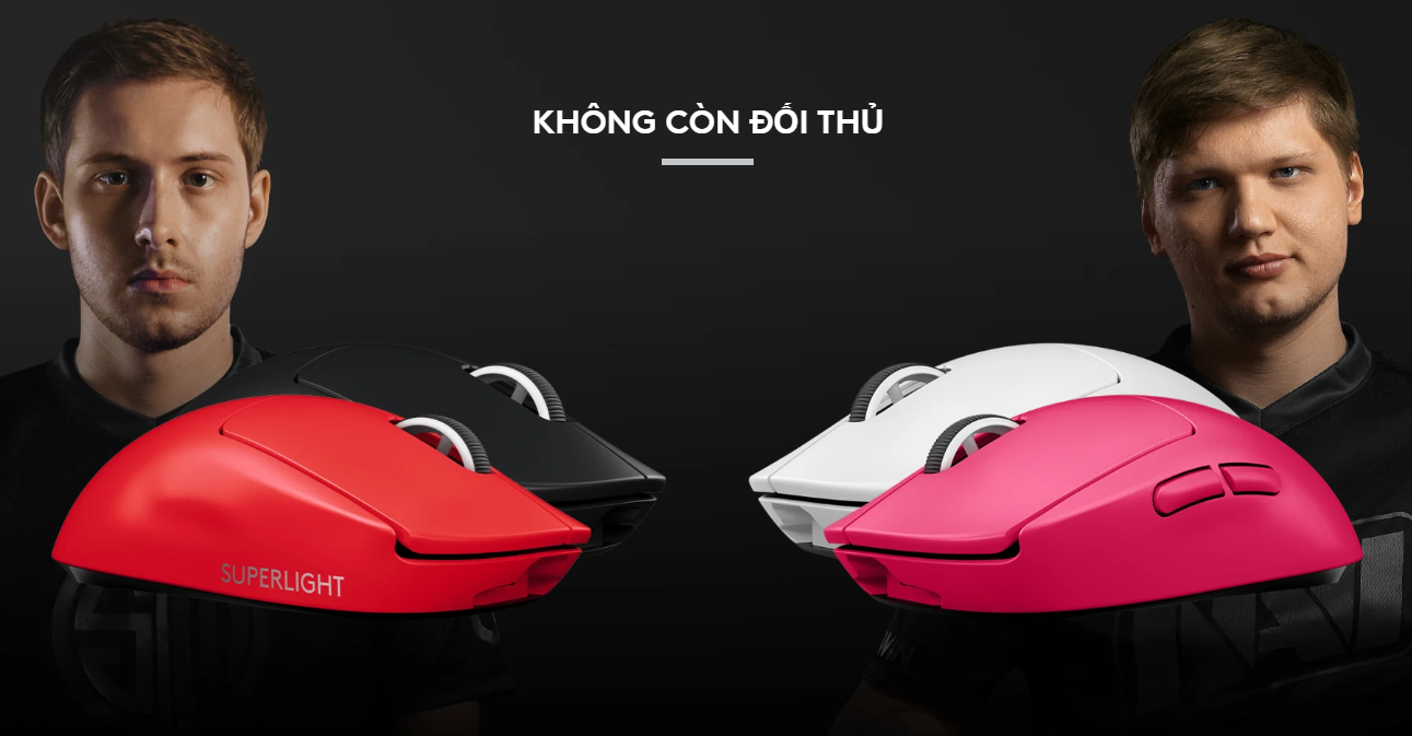 Chuột Gaming không dây Logitech Pro X Superlight Red_910-006786