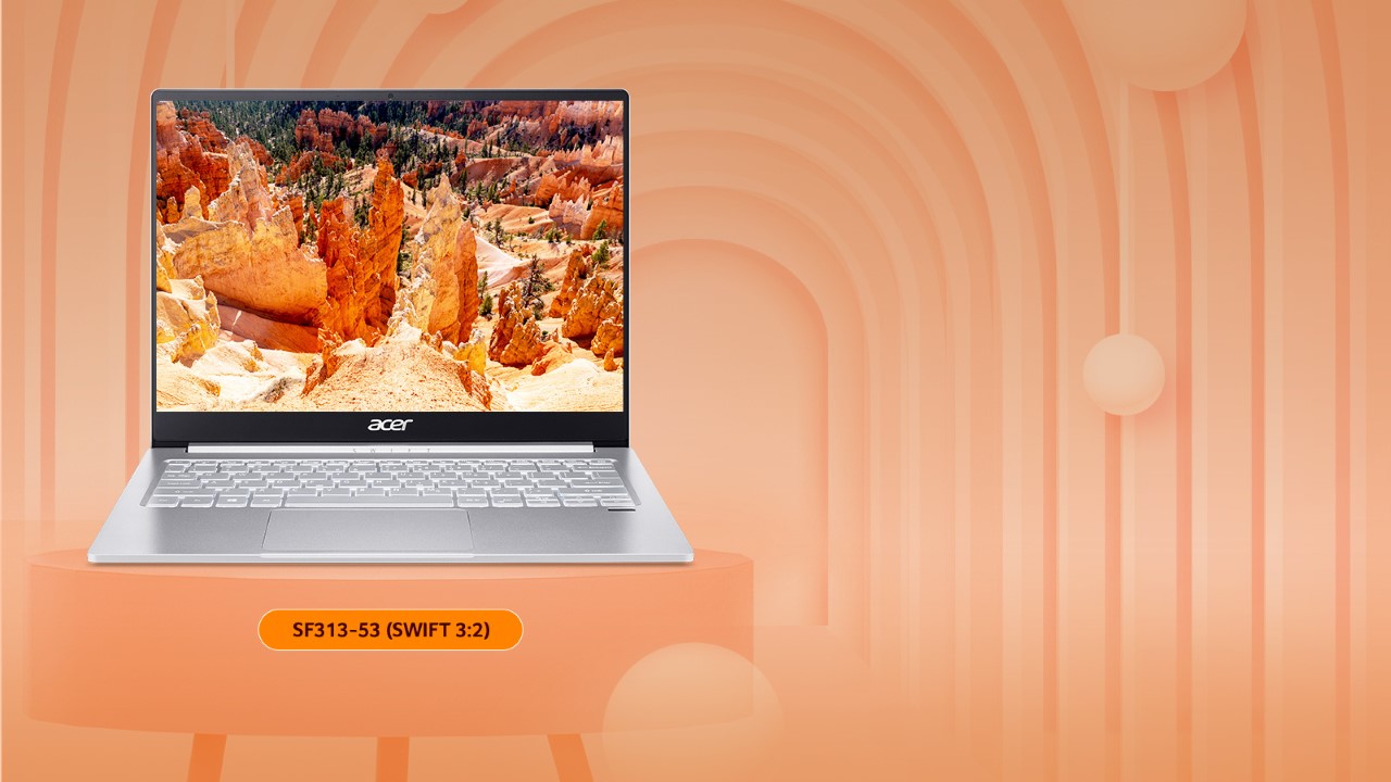 Laptop Acer Swift 3 14 inch FHD IPS i5-1135G7 8GB RAM 512GB SSD Màu Vàng Hồng