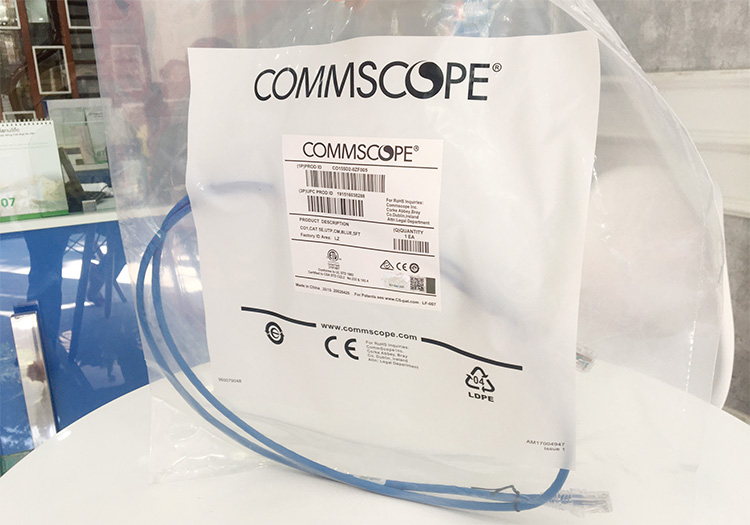 Dây nhảy cat5 1.5m Commscope, Dây nhảy cat5 1.5m Commscope chính hãng P/N: CO155D2-XXF005 - hình 1