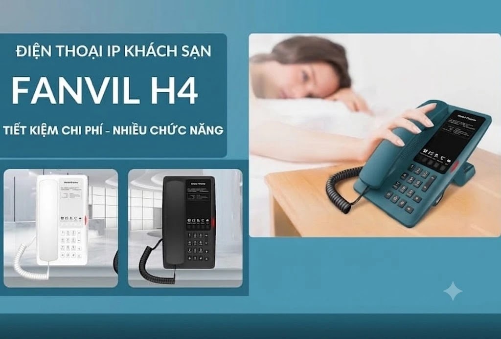 Điện thoại IP Fanvil H4 | Chuyên dụng khách sạn