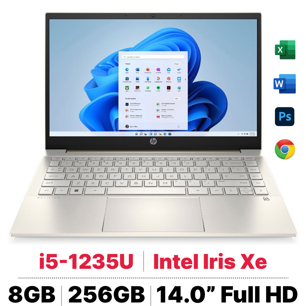 Laptop HP Pavilion 14-dv2076TU 7C0P4PA (Core i5 1235U/ 8GB/ 256GB SSD)