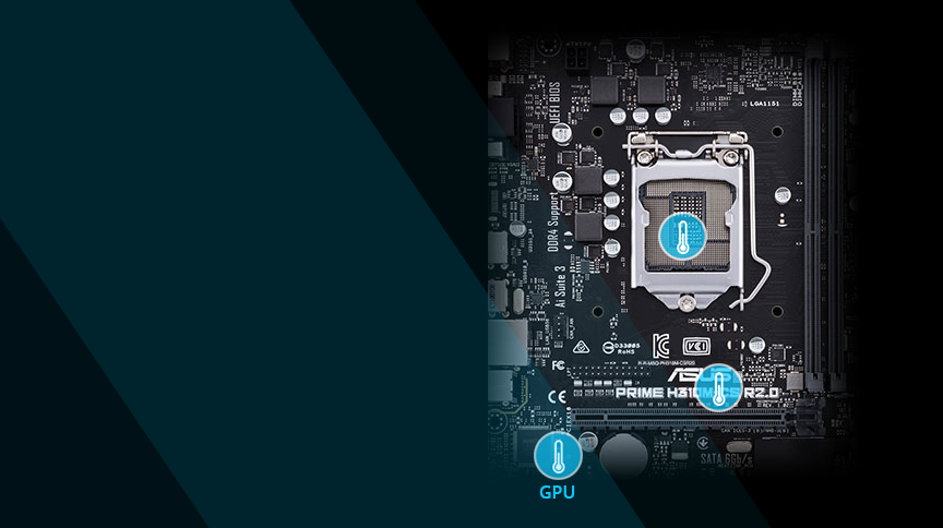 Mainboard ASUS H310M PRIME H310M-CS R2.0 - Intel H310, Socket 1151, m-ATX, 2 khe RAM DDR4 - hình 5