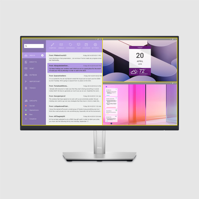 Màn hình Dell P2223HC 21.5 inch FHD IPS USB-C - hình 5