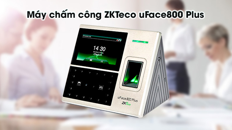 Máy chấm công vân tay & khuôn mặt UFace800 Plus - hình 1