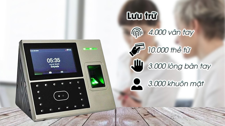 Máy chấm công vân tay & khuôn mặt UFace800 Plus - hình 2