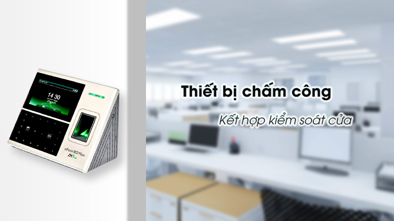 Máy chấm công vân tay & khuôn mặt UFace800 Plus - hình 7