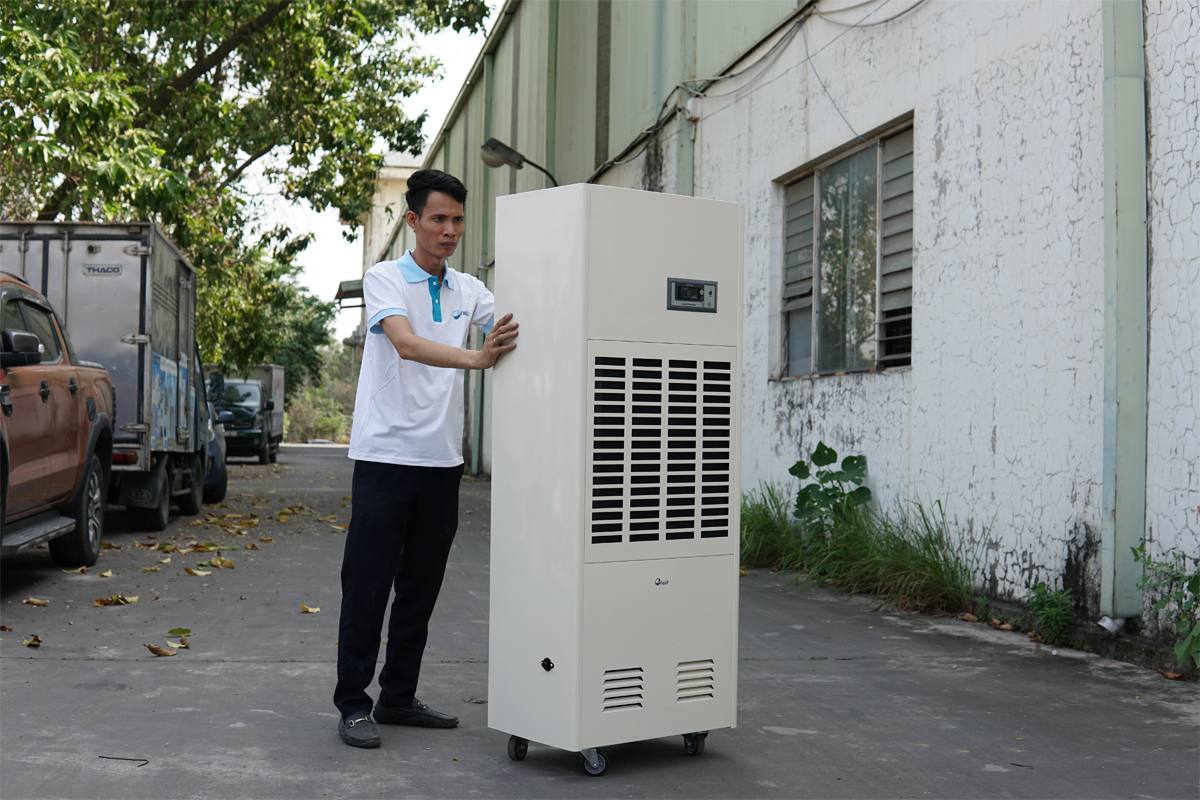 Máy hút ẩm công nghiệp FUJIE ACD10S trong môi trường ăn mòn Axit/kiềm