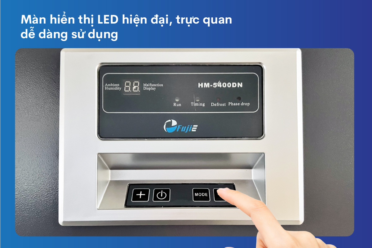 Máy hút ẩm công nghiệp FujiE HM-5400DN - hình 3