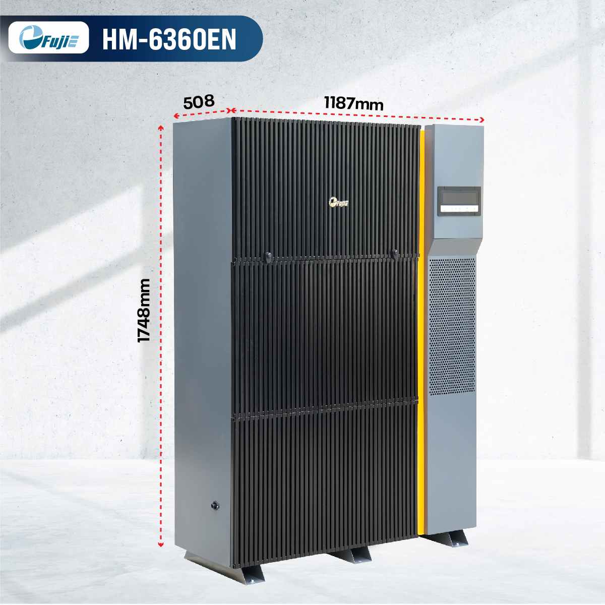 Máy hút ẩm công nghiệp FujiE HM-6360EN 3 pha thế hệ mới - hình 10