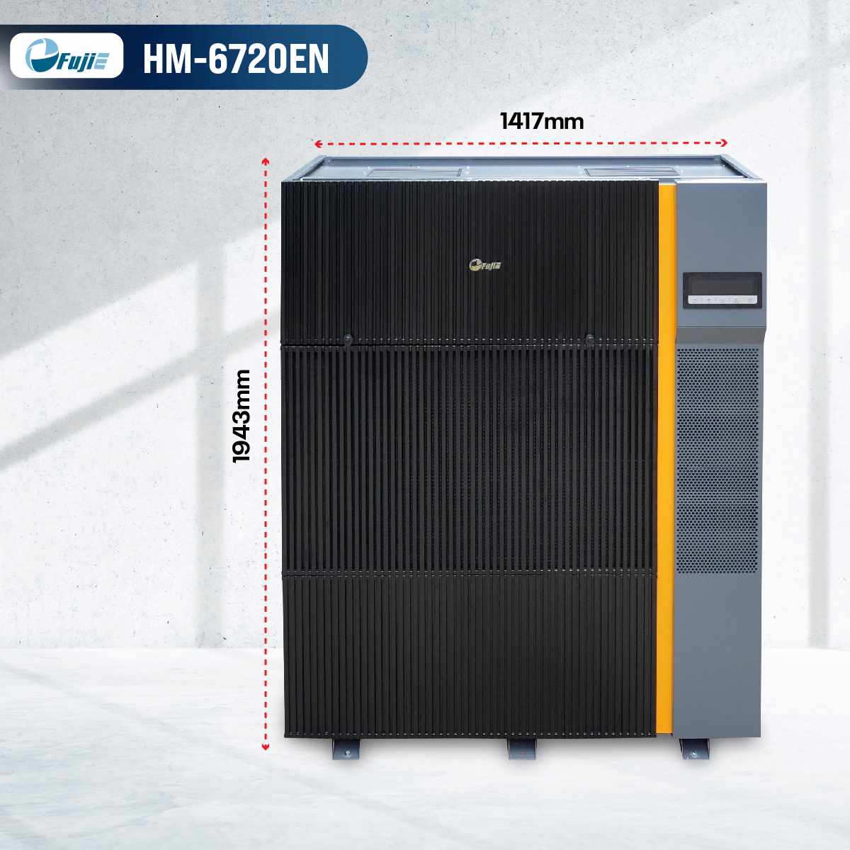 Máy hút ẩm công nghiệp FujiE HM-6720EN 3 pha thế hệ mới - hình 12